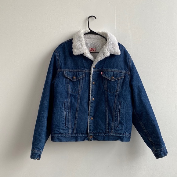 Levi’s Sherpa Collar Jean Jacket - Picture 1 of 3